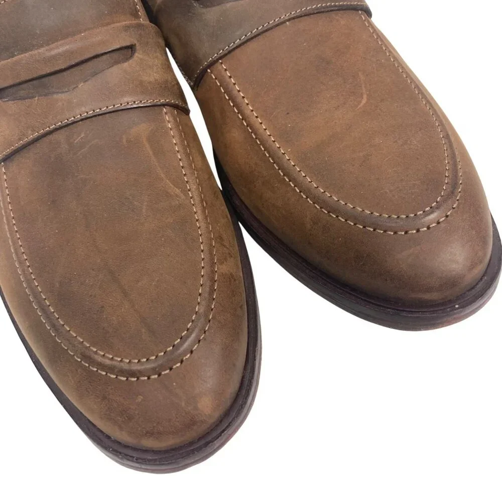 Bostonian Mckewen Step Loafers Mens 11.5 M Brown Leather Dress Shoes - Picture 4 of 12